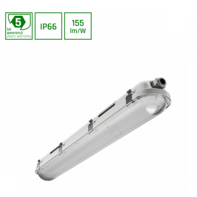 LIMEA GIGANT PRO HERMETYK   600mm 21W/12W NW 230V 120ST IP66 IK10 600x80x68mm 5 lat gw. (SLI028250NW_PW)